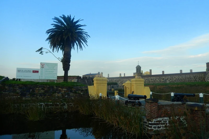 The walls and buildings of the Castle of Good Hope.