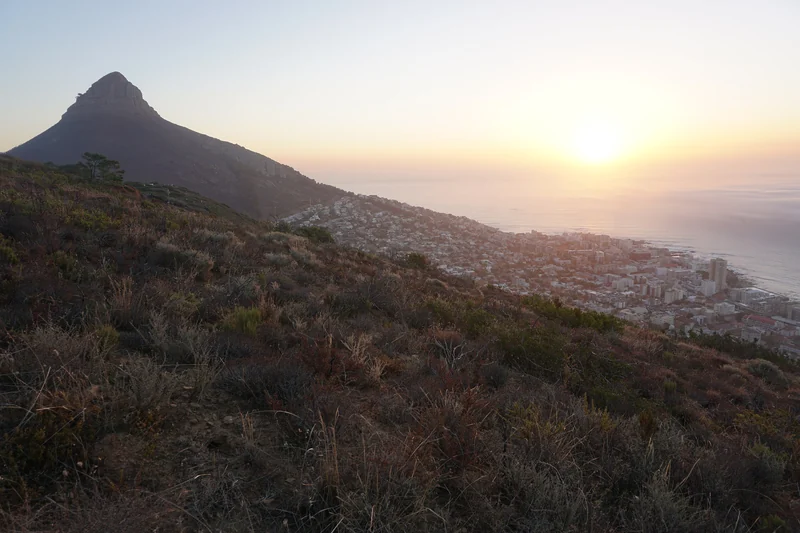 Signal Hill and the surrounding Cape Town landscape.